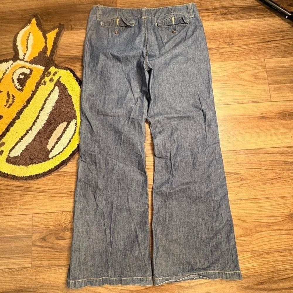Y2K Casablanca blue denim jeans Size 12 (0159) - Picture 4 of 4
